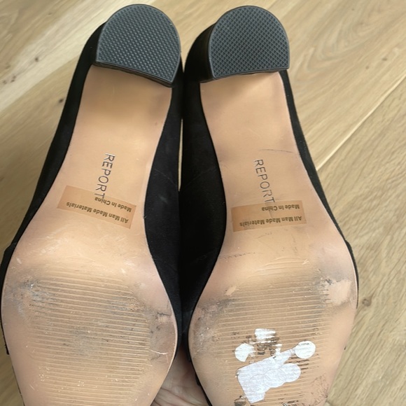 Black high heels size 8.5 worn once - Picture 3 of 4